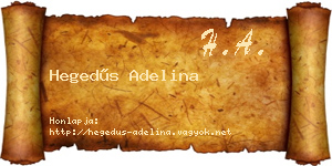 Hegedűs Adelina névjegykártya